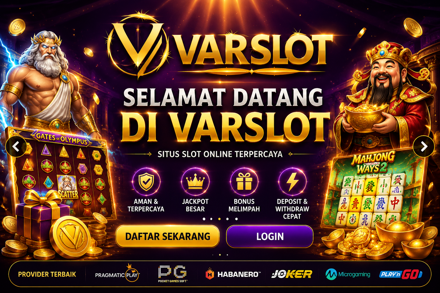 Banner utama VARSLOT